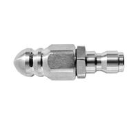 Sewer Jetter Nozzle - 1/4 Inch Sewer Cleaning Tool Pressure Washer Nozzle | Stainless Steel | Quick Connect Tip, High-Pressure Tool For Home, Garden And Commercial Plumbing