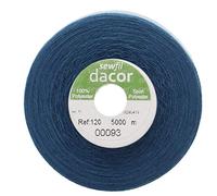 Sewfil dacor 120 - Fil à coudre polyester 5000 mètres 0093 - Bleu pétrole