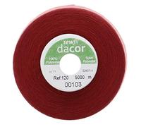 Sewfil dacor 120 - Fil à coudre polyester 5000 mètres 0103 - Grenat