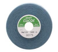 Sewfil dacor 120 - Fil à coudre polyester 5000 mètres 0173 - Bleu plomb