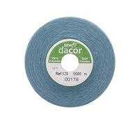 Sewfil dacor 120 - Fil à coudre polyester 5000 mètres 0178 - Bleu océan