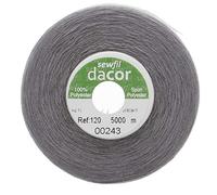 Sewfil dacor 120 - Fil à coudre polyester 5000 mètres 0243 - Gris tourterelle