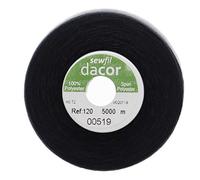 Sewfil dacor 120 - Fil à coudre polyester 5000 mètres 0519 - Bleu noir