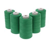 sewfil dacor 120 - Lot de 5 cônes de Fil à Coudre Polyester (5 x 5000 mètres) 0010 - Vert
