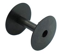 SEWING Bluemoona 10 PCS - Empty Plastic Wire Spools Bobbins Round Ends for Various Size Cord Ribbon (Black) by