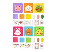 Sewing Doll Kit - Diy Plush Animal Crafting Kit For Kids, Handmade Cartoon Doll Sewing Set with Decals, Educational Craft Activity Toy, Beginner Sewings For Creative Learning Birthday Holiday Gif