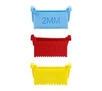 Sewing Edge Guide - 2.32 Inch Seam Guide Ruler Set | 3D Printed Resin Lock - 3-piece non-slip 15g precision alignment tool for quilting and hemming, ideal for beginners.