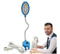 Sewing LED Machine Light,Adjustable brightness 21 LEDs Flexible arm 360°,47 in Of Cable,Portable Quilting Light,Magnetic Attachment,for Sewing Machines Notions,Hands-Free Beginner Sewing Kit (Blue)