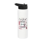 Sewing Lover I'll Be in My Office - Couturière couturière Stainless Steel Insulated Water Bottle
