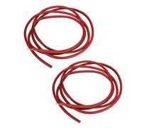 Sewing Machine Belt Cowhide Leather Durable Replacement Accessories for Old Fashioned Foot Operated Sewing Machines Flying Man Peony Butterfly Advance Red Brown 2Pcs 183cm (Red)