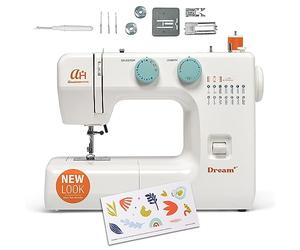 Sewing Machine for Beginners, The Dream by American Home, 15 Built-in Stitches, Great for Refashioning Clothes, AH700