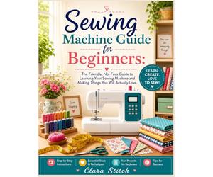 Sewing Machine Guide for Beginners: The Friendly, No-Fuss Guide to Learning Your Sewing Machine and Making Things You Will Actually Love.