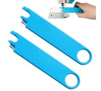 Sewing Machine Needle Threader Tool,Quick Threading Device with Alignment Guide Sewing Tool,Magnetic Back & Built-in Ruler Sewing Supplies,Multi-Function Sewing Supplies (2pcs)