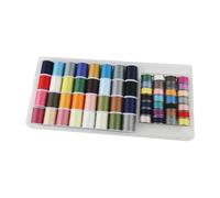 Sewing Machine Thread, 60 Spools Colorful Polyester Quilting Embroidery Yarn Set, Top Bottom Load Bobbin Kit on Handcraft Stitching Knitting Sewing Projects Crafts Gift for Mother Grandmother