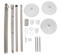 Sewing Machine Thread Rack Stand Holder Premium Iron Metal Thread Organizer for Sewing Embroidery Spools Professional Home Use 3 Thread 4 Thread Options (3 Fils/lumière Jaune lumière Blanche)