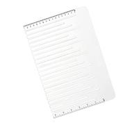 Sewing Ruler, Clear Acrylic Measuring Tool with Marked Grid, Cutting Aid with Accurate Dimensions, Clothes Fabric Cutter for Tailoring and Hemming, Beginners Crafters Women Knitting Weaving Making