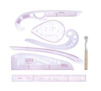 Sewing Ruler Set - French Curve Cutting Guide | Sewing Tools For Fabric, Quilters, Garment Design, Beginners, Crafting, Crochet, Knitting, Pant, Dress, Sleeve And Pattern Making