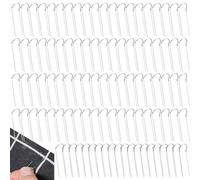 Sewing U-Shaped Fork Pins, 100PCS Double Blocking U Pins, Secure Needles for Jewelry Display, Hand Knitting, Crochet, Coats, Socks, Quilts, Efficient and Practical 0.67x0.02 inches