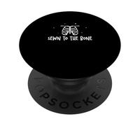 Sewn to The Bone Funny Anatomy Squelette Anatomiste Dissecteurs PopSockets PopGrip Adhésif