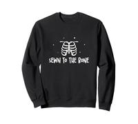 Sewn to The Bone Funny Anatomy Squelette Anatomiste Dissecteurs Sweatshirt