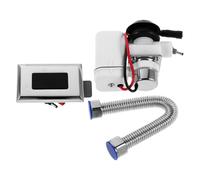 SEWOART 1 Ensemble de chasse d'eau automatique pour toilettes : Valve de chasse d'urinoir - Dispositif de d'eau automatique pour toilettes avec électrovanne pour salles de bains