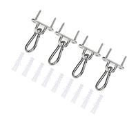 SEWOART 1 Ensemble Kit de Crochets de Hammock Acier Inoxydable Accessoires de Fixation pour Auvent et Hammock Facile pour Camping et Yoga