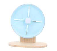 SEWOART 1 Ensemble Roue Silencieuse Cage à Hamsters Accessoires De Cage Chinchilla pour Petit Hamster Roue De Hamster Trucs De Hamster Accessoires De Hamster La Roue Sky-Blue en Bois