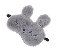 SEWOART 1 Pièce bandeau patch yeux blinders eye patch eye mask sleeping mask nuances d'oeil Gel masque de sommeil œil ombre à paupières en peluche couverture pour les yeux Grey