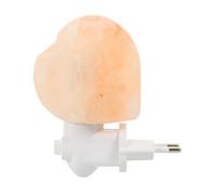 SEWOART 1 Veilleuse Lampe De Nuit Artistique Cristal En Forme De Coeur Décoratif Créatif Minéral Lampe De Nuit Décorative Petite Lampe De Nuit Roche De Sel