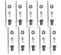 SEWOART 10 Jeux De Vis De Réglage pour Tronçonneuse Électrique Vis De Rechange pour Le Réglage De La Chaîne De Tension du Régulateur De Chaîne De du Tendeur De