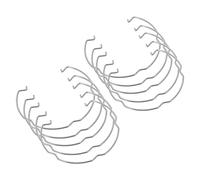 SEWOART 10 Pièces Anneaux de Retenue à Ressort pour Lampes Clips de Serrage Pratiques et Réutilisables pour Spot LED et Downlight Installation Facile et Design Élégant