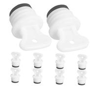 SEWOART 10 Pièces Bouchons Étanches pour Bouillottes Caoutchouc Réutilisables Lot de Moyenne Colmateur de Fuite pour Sacs Eau Chaude Bouchon de Remplacement Robuste et Résistant