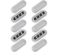 SEWOART 10 pièces Coussinets de Siège de Toilette Auto-adhésifs Antidérapants Tampons Amortisseurs pour Abattant Wc Protection les Rayures pour Usage Familial et Commercial Lot