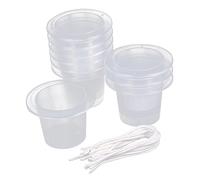 SEWOART 10 Pièces Lot de Paniers de Plantation Corde de Coton pour Culture Hydroponique Pots sans Terre Blancs pour Balcon Racines Solides et Drainage