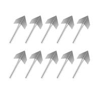 SEWOART 10 pièces Lot de Truelles Inox Angle Intérieur et Extérieur pour Enduit Couteaux à Jointoyer Confortables Outils de Décoration Résistants pour Finition