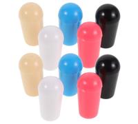 SEWOART 10 Pièces Toggle Switch Caps For Electric Guitar Pickup Selector Knob Tips In Mixed Colors Replacement Plastic Switch Covers For Repair And Performance Couleur Aléatoire