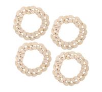 SEWOART 100 Pièces Pom Pom Buttons For Hats Bois Naturel Boutons Ronds et Forme de Cœur pour Fixation Amovible de Pompons Accessoires de Tricot et Couture pour Bonnet
