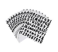 SEWOART 10feuilles Lettres et Chiffres Autocollants Stickers Alphabet Adhésifs Décoration Intérieure Facile à Poser et Retirer