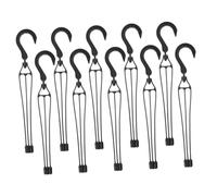 SEWOART 10pièces Crochets De Suspension pour Pots De Fleurs Plastique Supports pour Jardinières Suspendues Crochets Robustes pour Plantes Balcon