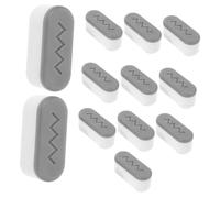 SEWOART 12 Pièces Bumpers Silicone pour Siège de Toilette Réducteurs Espace pour Bidet Antidérapants et Durables Adaptés à Modèles de