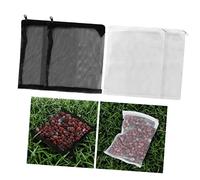 SEWOART 12 pièces Sachet Filtrant Maille pour Aquarium Lot de Blancs Noirs Réutilisable avec pour Médias Filtrants Durable et Pratique pour Réservoirs et Étangs