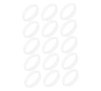 SEWOART 15 Pièces Connecteurs de Tunnels pour Cage de Hamster Blancs Accessoires DIY pour Extension et Remplacement de Tubes Anneaux de Raccordement Courbes et Droits Faciles à Monter et
