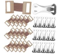 SEWOART 1Ensemble Clips de Bandage Élastiques Set de Fixation Durable pour Bandages Boucles de Maintien Flexibles pour Blessures