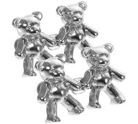 SEWOART 2 paires Boutons Réglables Ours pour Jeans et Pantalons Amples sans Couture Clips Métalliques Réutilisables pour Serrage Remplacement Pratique pour Boutons de Pantalon