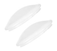 SEWOART 2 pièces Abat-jour Plafonnier Rond PVC Blanc Cache Lampe Champignon pour Plafonnier LED Remplacement Facile à Nettoyer Chambre Balcon Cuisine Salle de Bain