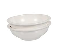 SEWOART 2 Pièces Bol de Riz Chat Chargeur pour l'Animal de Compagnie Chiot Bols pour Chien en poterie Distributeur Double Bol pour Animaux de Compagnie gamelle pour Chat céramique Blanche