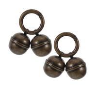 SEWOART 2 Pièces Breloque pour Collier de Chat Clochette Laiton pour Collier Animal Breloque avec Clip de Chien