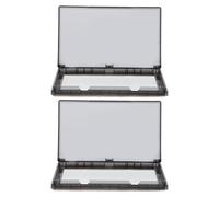 SEWOART 2 pièces Cache Prise Étanche Double Ultra Fin Auto-adhésif Protection Murale Antimoussière pour Interrupteur Extérieur Ouverture Large pour Salle de Bain et Cuisine Lot