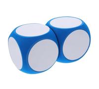 SEWOART 2 pièces Dés Effaçables Mousse Jumbo pour Enseignement Mathématique Jeux Éducatifs Classe et Activités