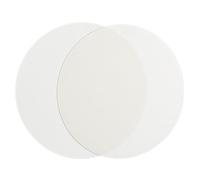 SEWOART 2 Pièces Diffuseur Lumineux Reflet pour Plafonnier Film Doux pour Protection Garçon Fille Compatible avec Lampes Suspendues et Spots Couleur Beige